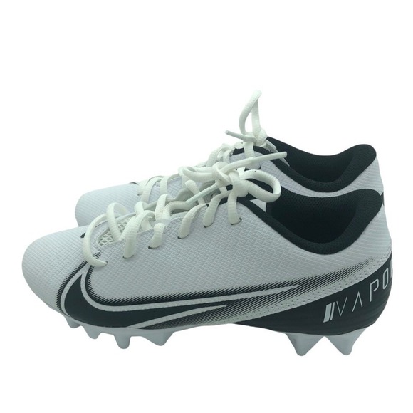 Nike Other - Nike Vapor Edge Football Cleats White Black Low Top Kids Shoes